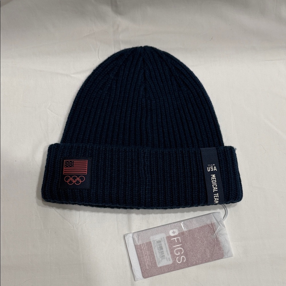 Figs Dark Blue Olympic Beanie